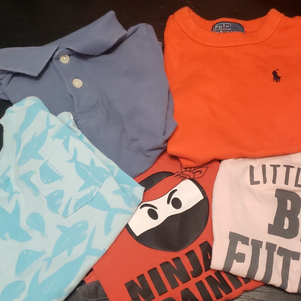 6 shirts size 18-24